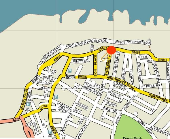 Cliftonville Map