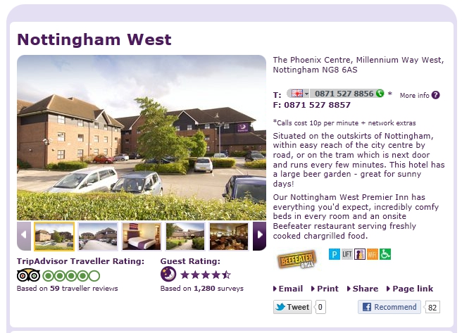 Premier Inn Nottingham West